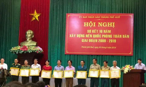 PC Thừa Thiên Huế: Góp phần xây dựng nền quốc phòng toàn dân vững mạnh